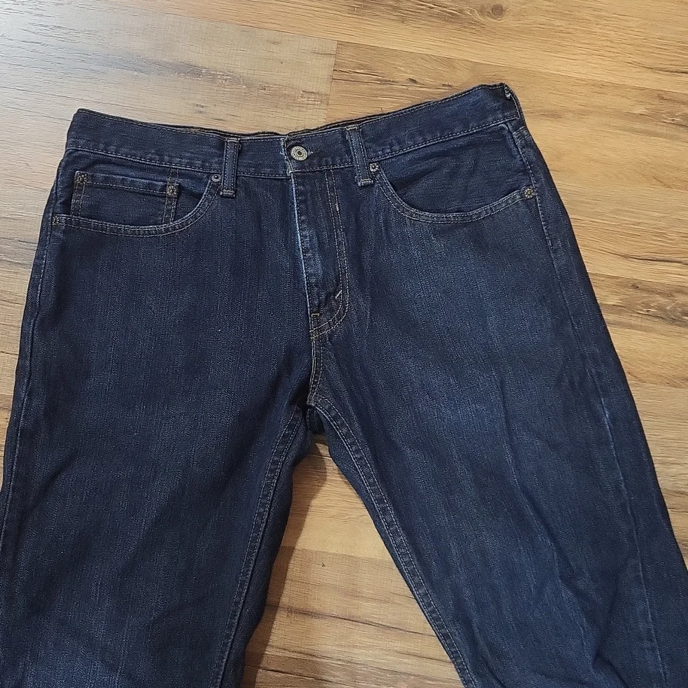 LEVI'S 559 Relaxed Fit Straight Leg Blue Denim Jeans 32x34 - Picture 2 of 15